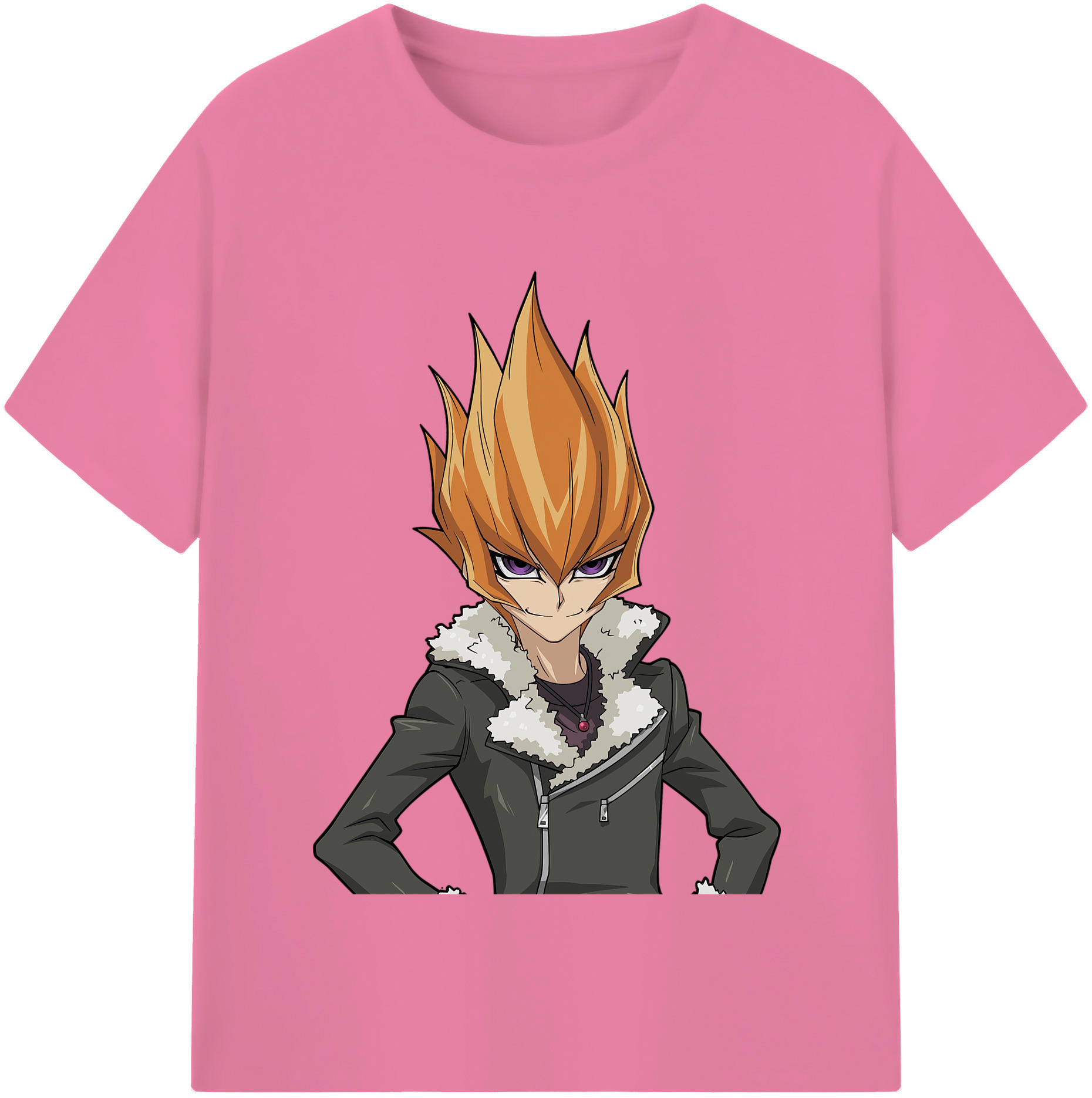（画像用） 遊☆戯☆王 Yu-Gi-Oh! 綿100％半袖Tシャツ（フロントプリント）